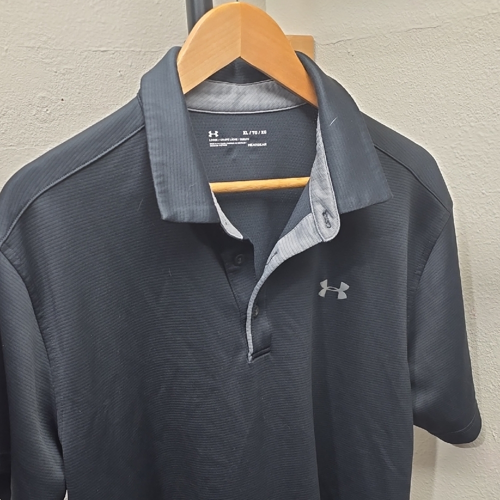 Under Armour Men's Charcoal Polo Shirt